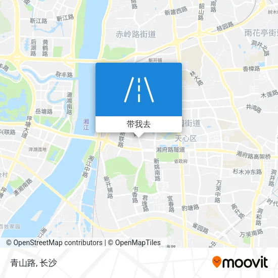青山路地图