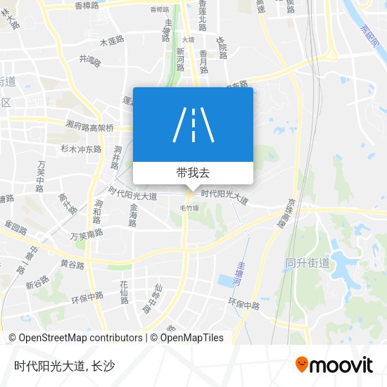 时代阳光大道地图