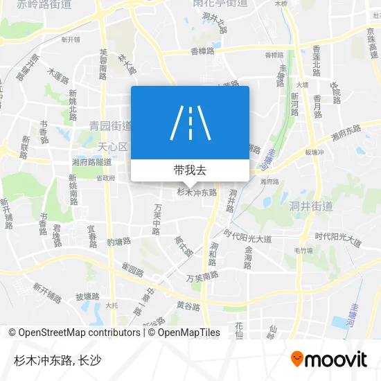 杉木冲东路地图