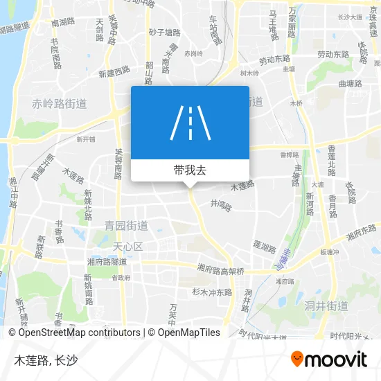 木莲路地图