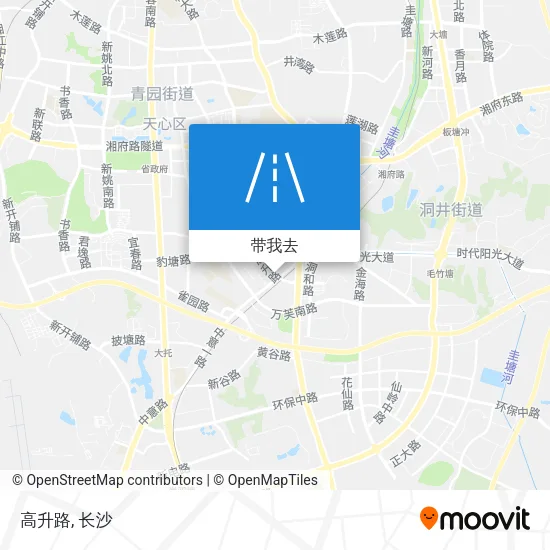 高升路地图