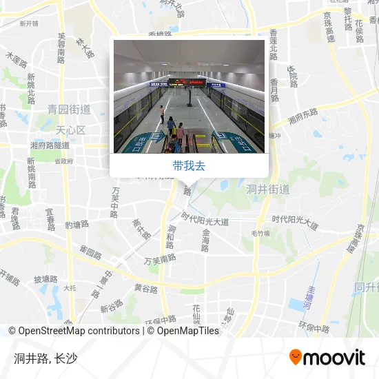 洞井路地图