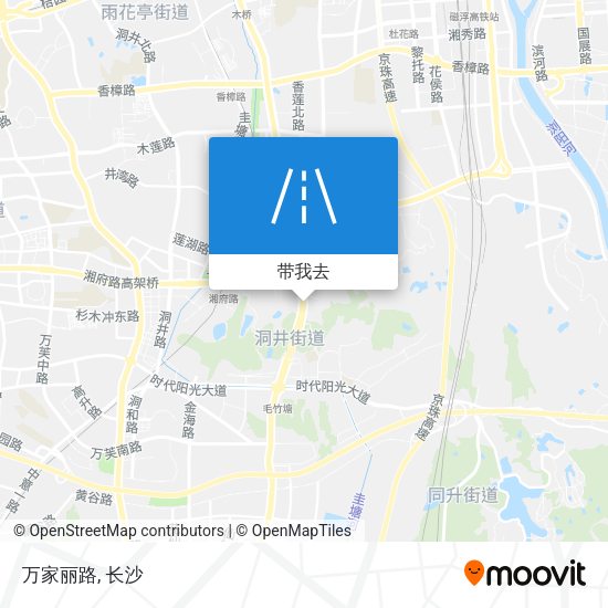 万家丽路地图