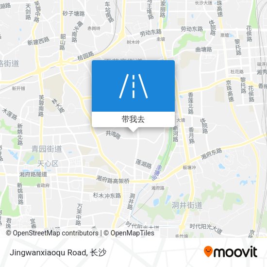 Jingwanxiaoqu Road地图