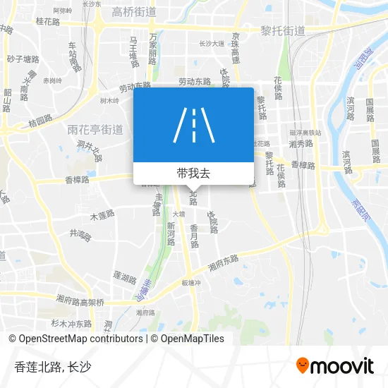 香莲北路地图