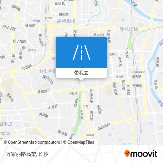 万家丽路高架地图