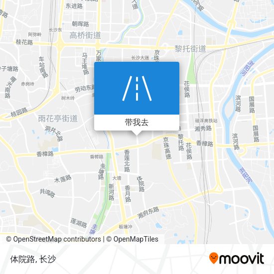 体院路地图