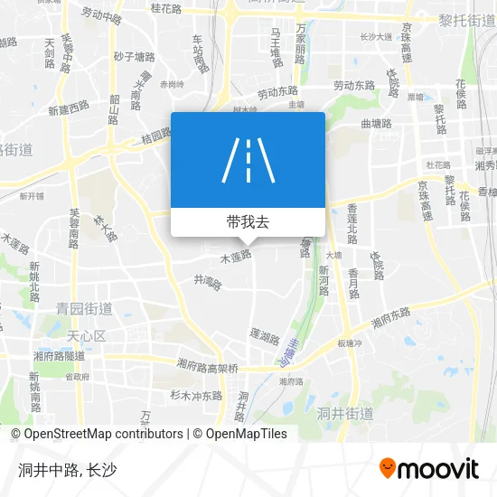 洞井中路地图