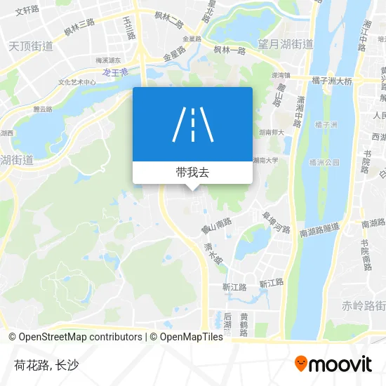 荷花路地图