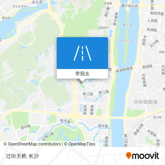 过街天桥地图