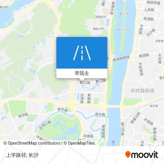 上学路径地图