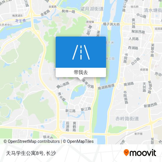 天马学生公寓8号地图