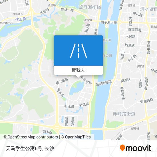 天马学生公寓6号地图