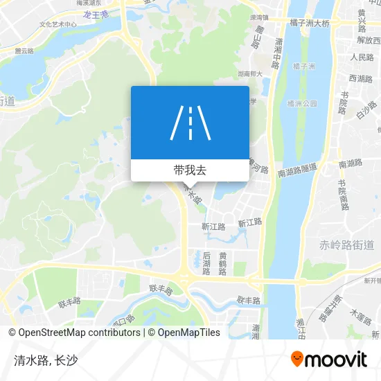 清水路地图