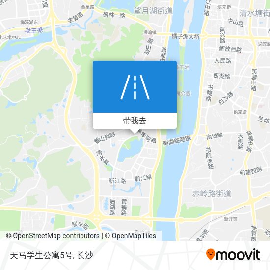天马学生公寓5号地图