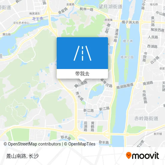 麓山南路地图