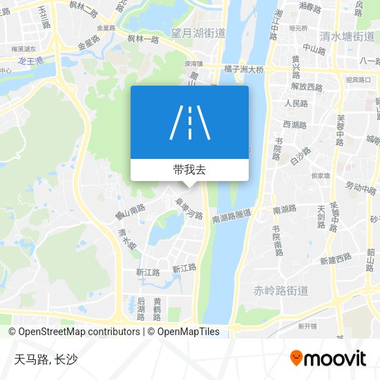 天马路地图