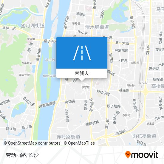 劳动西路地图