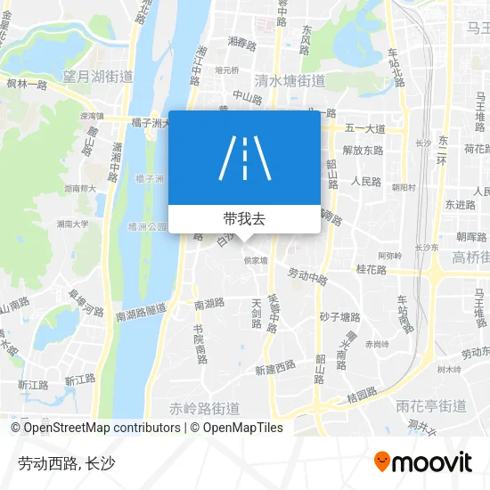 劳动西路地图