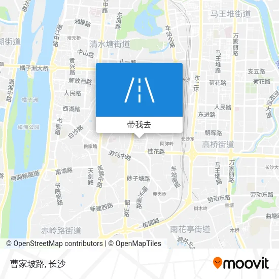 曹家坡路地图