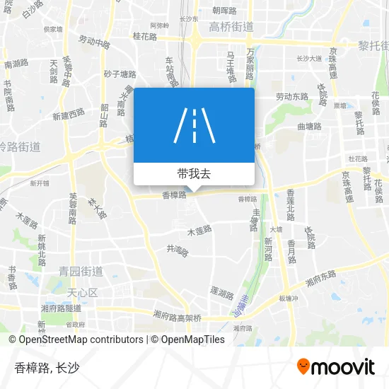 香樟路地图