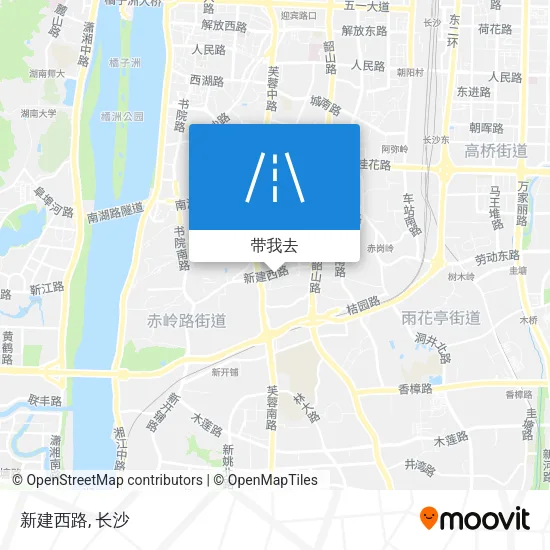 新建西路地图