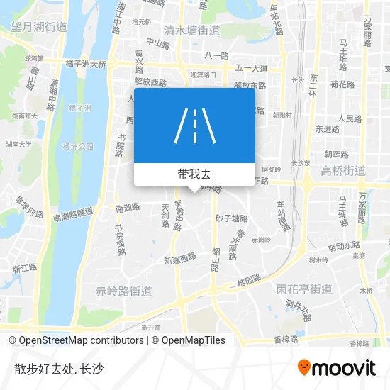 散步好去处地图