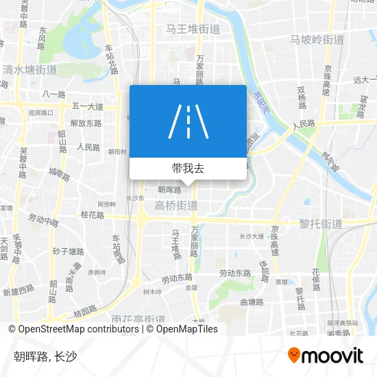 朝晖路地图