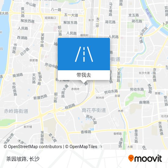 茶园坡路地图