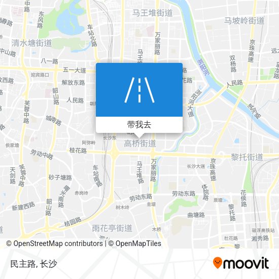 民主路地图