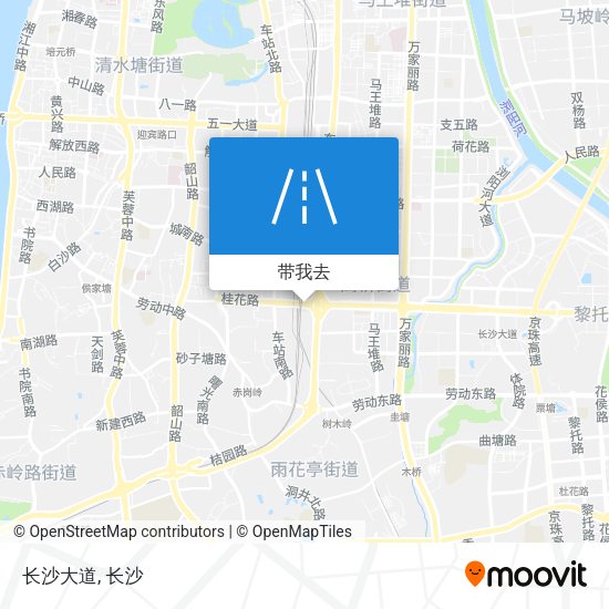 长沙大道地图