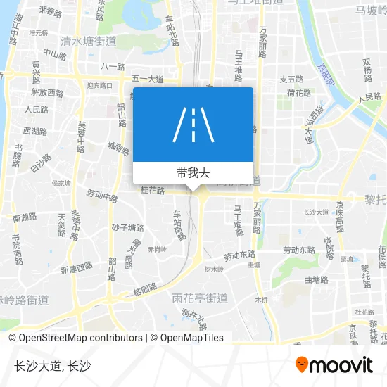 长沙大道地图