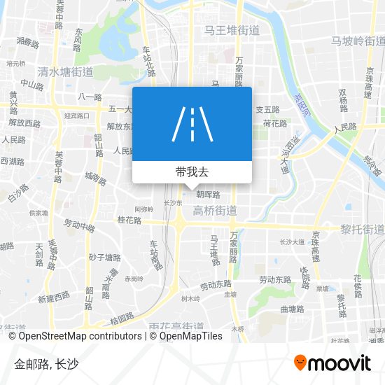 金邮路地图