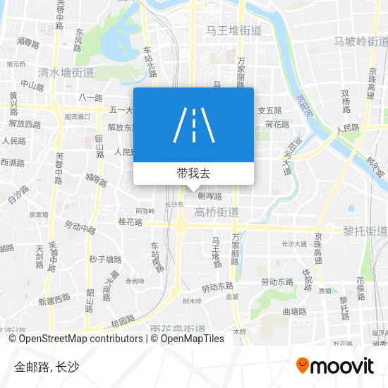 金邮路地图