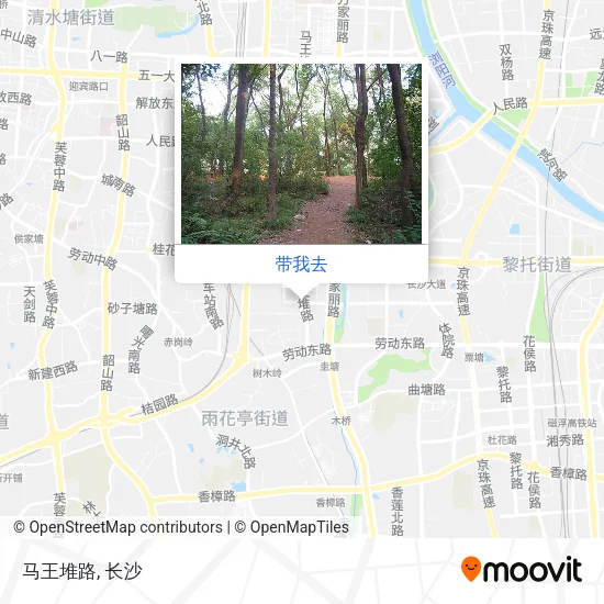 马王堆路地图