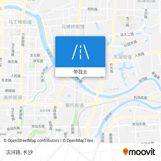 滨河路地图