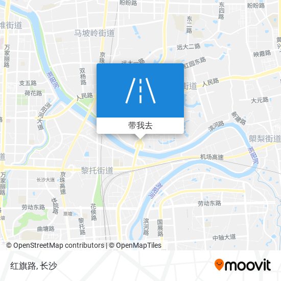 红旗路地图