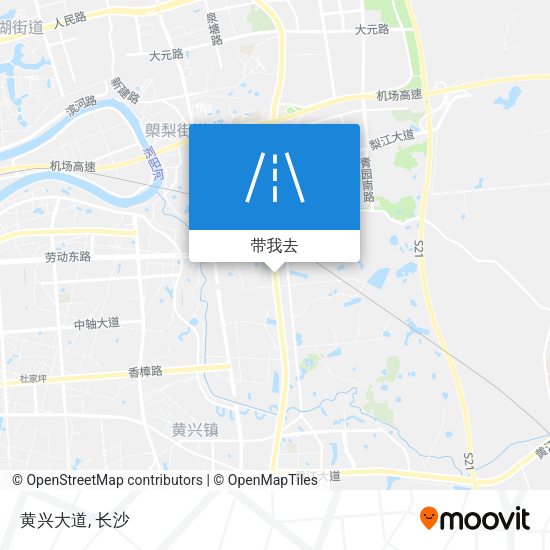黄兴大道地图