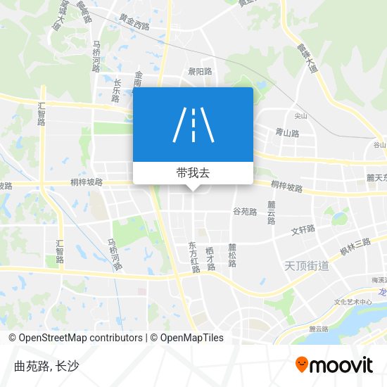 曲苑路地图