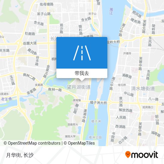 月华街地图
