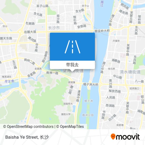Baisha Ye Street地图