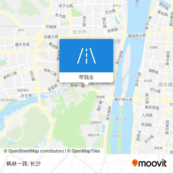 枫林一路地图