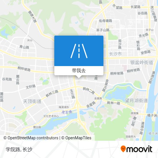 学院路地图