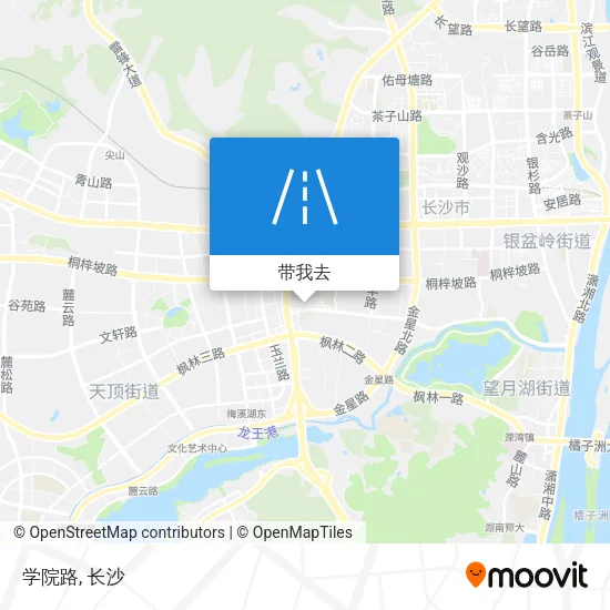 学院路地图