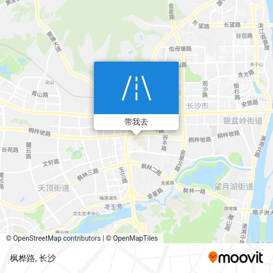 枫桦路地图
