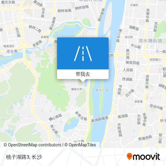 桃子湖路3地图