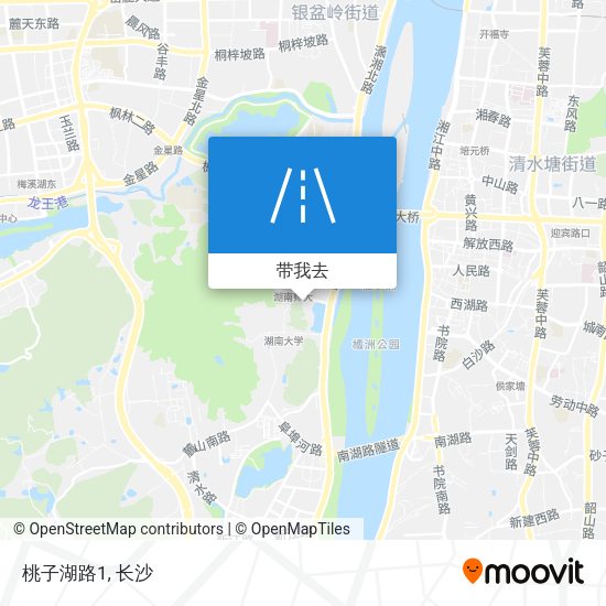 桃子湖路1地图