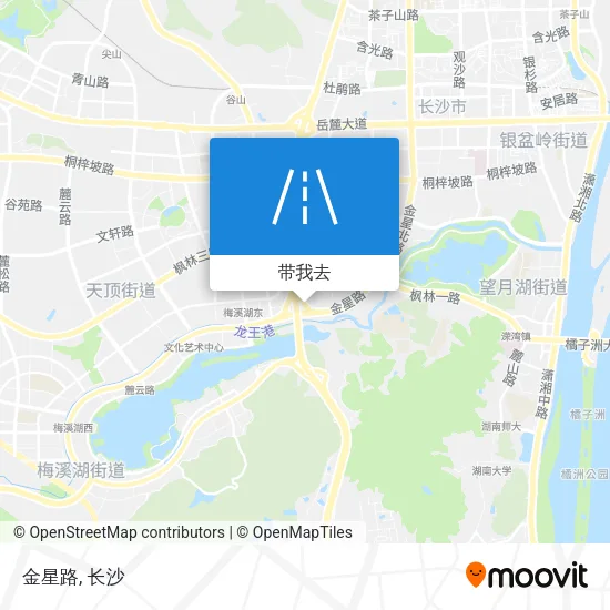 金星路地图
