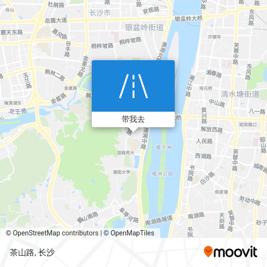 茶山路地图