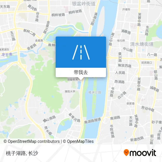 桃子湖路地图